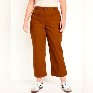 Old Navy Women’s High-Waisted Wide-Leg Cropped Chino Pants